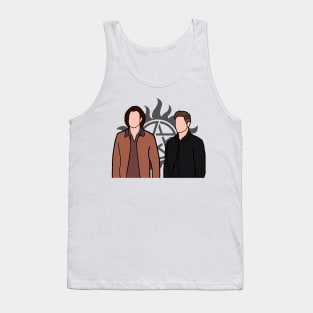 Sam and Dean Silouette Tank Top